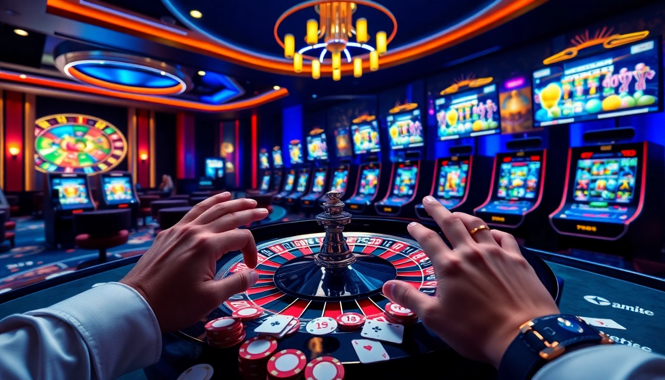 Experience the excitement of gambling at https://rr88.bar/ with vibrant slot machines and roulette wheels.