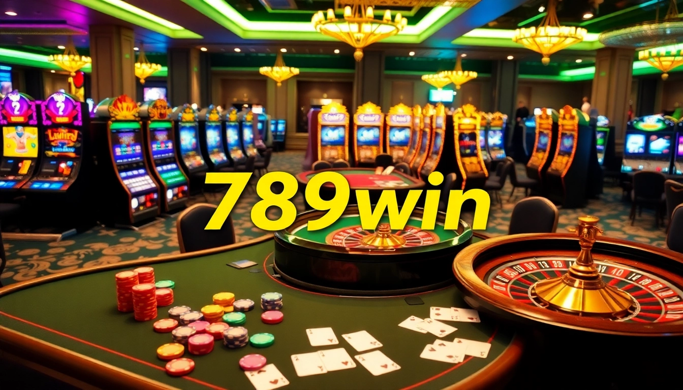 Experience the thrill of gambling at 789win with elite gaming tables and vibrant slot machines.