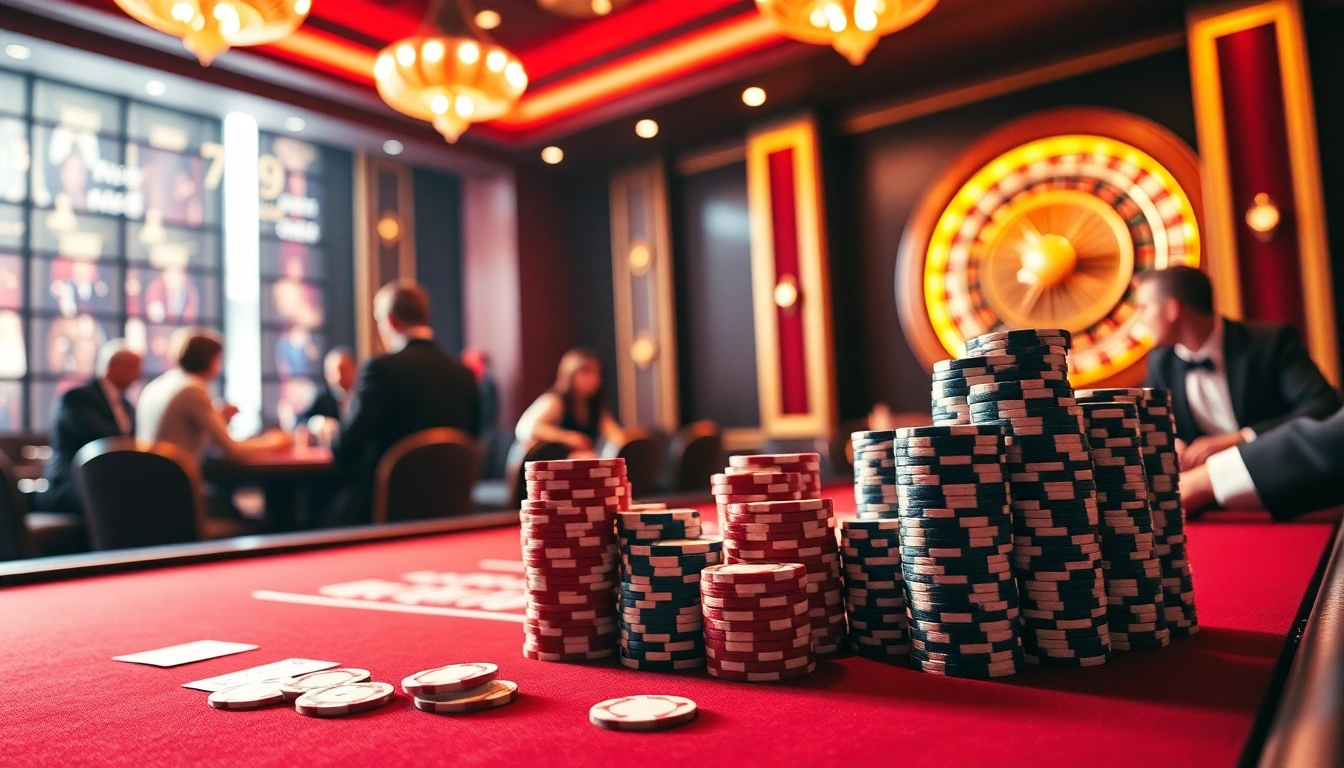 Engaged players at the 789 club casino table enjoying high-stakes poker.