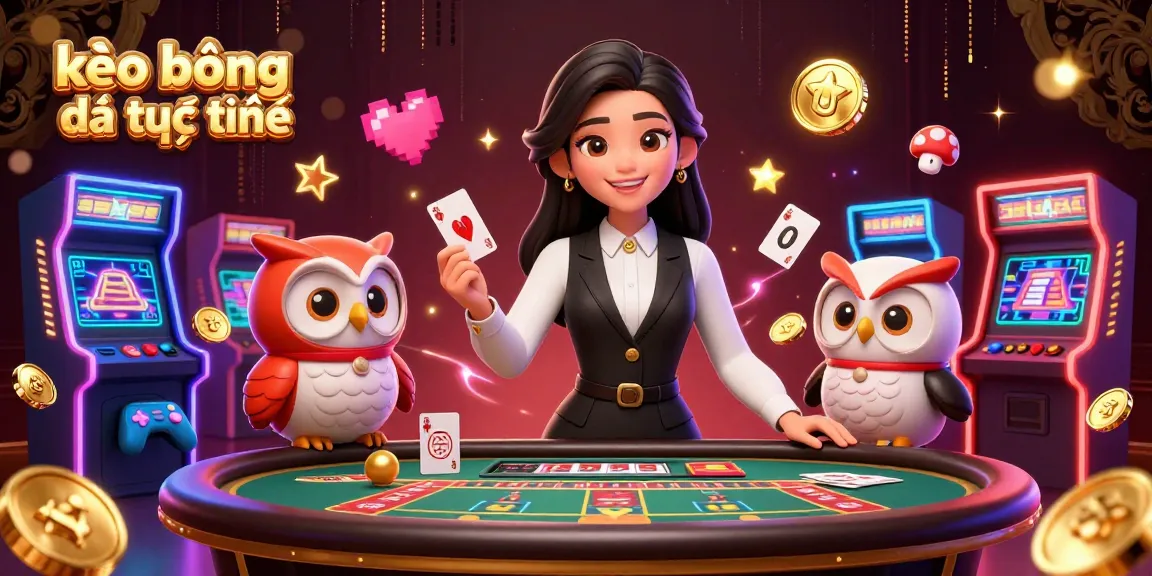 Engage in kèo bóng đá trực tuyến with vibrant casino dealers and lively gaming elements.