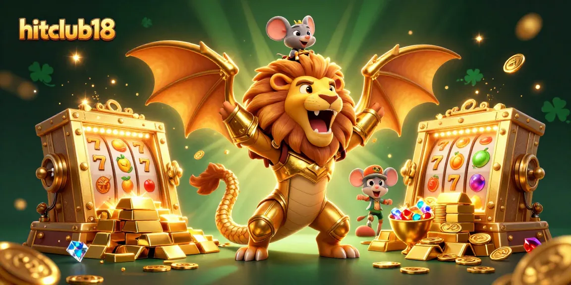 Experience thrilling gameplay at hitclub18 with golden treasures and dynamic slot reels.