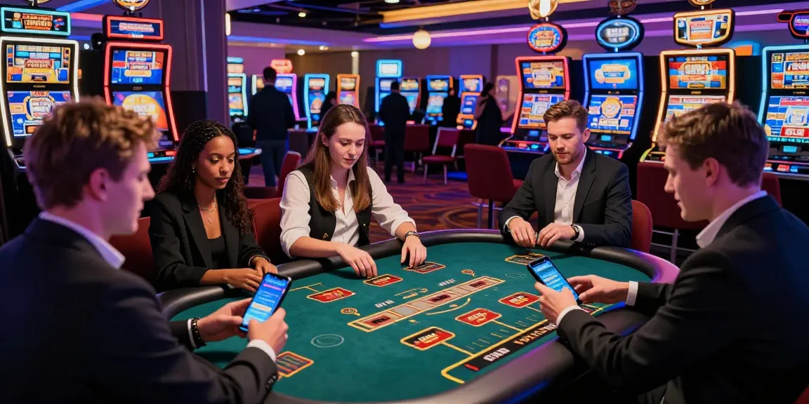 Engaging scene of UK players at a credit card casino, showcasing vibrant atmosphere and exciting promotions at https://euf.co.uk.